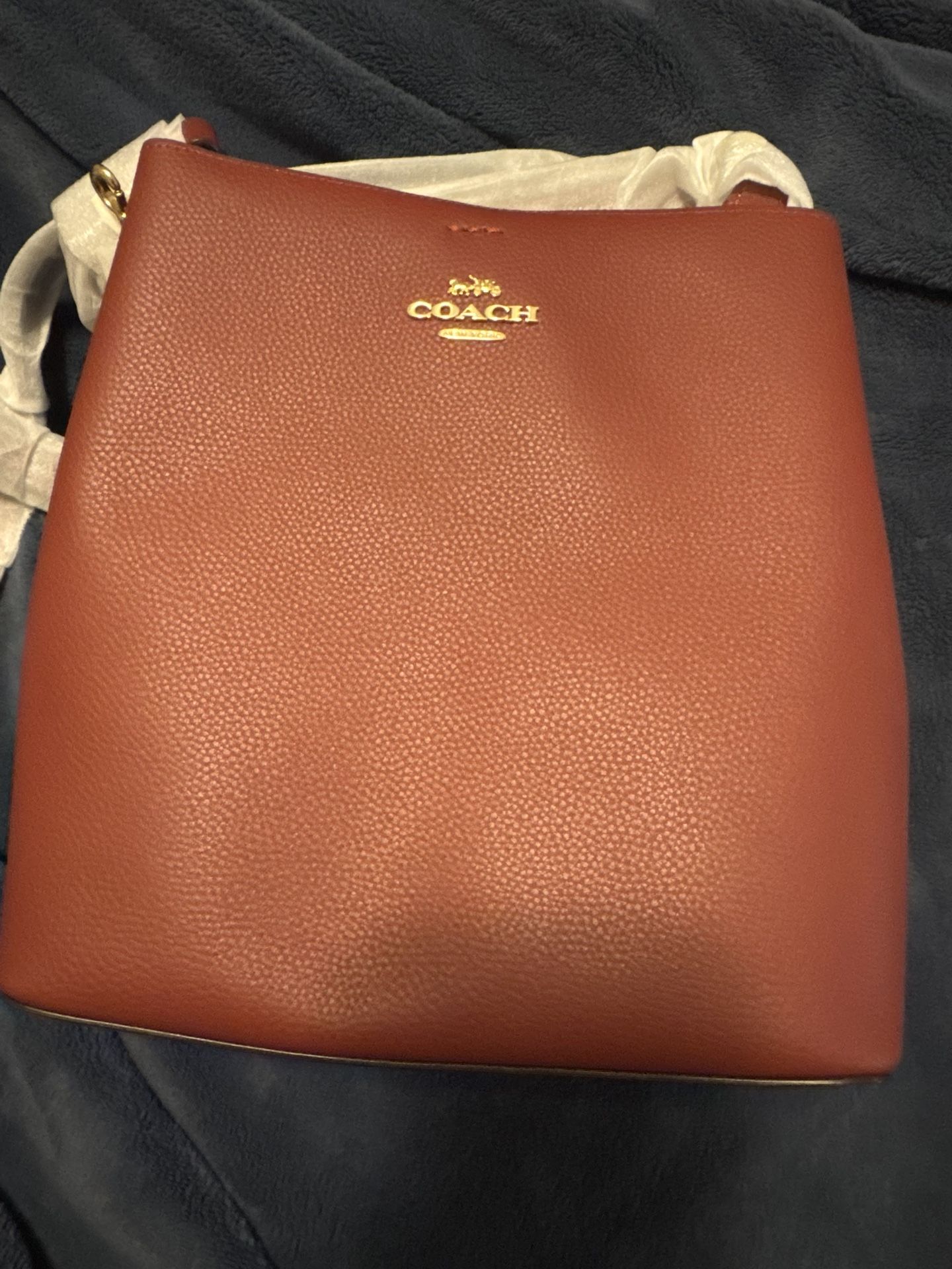 Coach Burgundy Lady Hand Bag Brand New