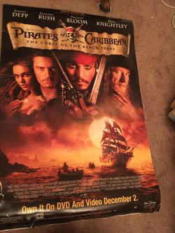 Poster pirates of the carrabean