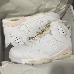 Nike Air Jordan 6 retro Retros Gold Women SIZE 10.5 W Size Sz 9 M DS $160