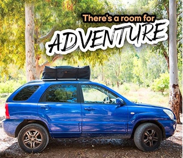 Make Room For Adventure!! HUGE Car Rooftop Cargo Carrier - 21 Cubic Ft Extra Space!