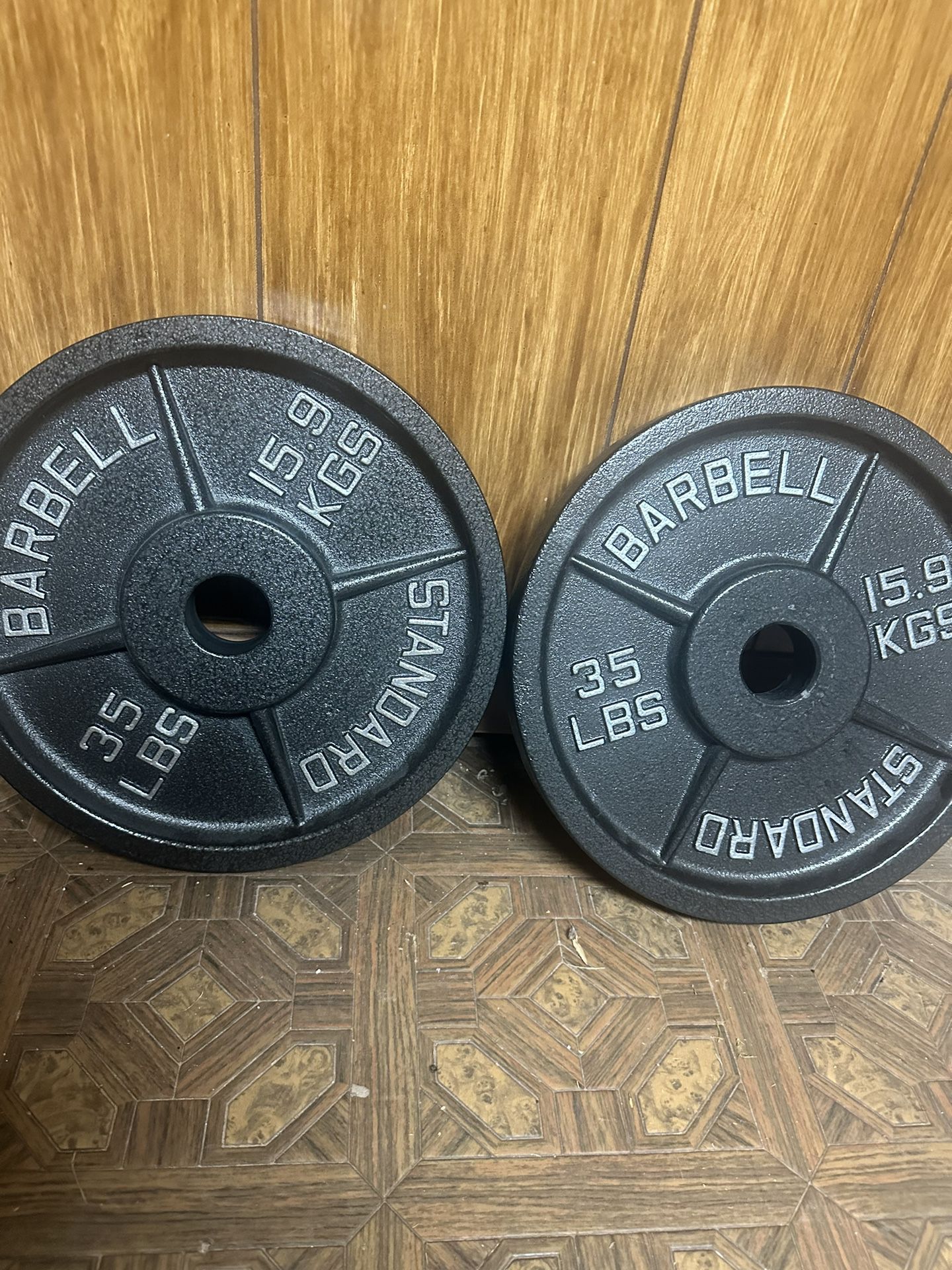 35 Pound Barbell Plates 