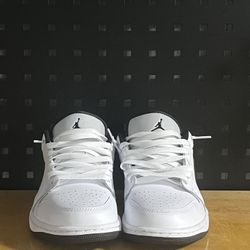 Nike Air Jordan 1 Low Shoes "Reverse Panda" White Black 553558-132 Men's NEW