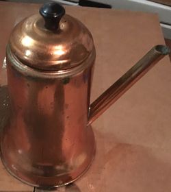 Antique Pewter Tea Pot