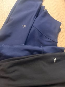 ALO Yoga Airlift High-Waist Leggings | Size Small | Black & Navy