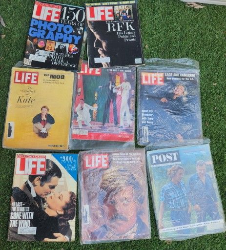 8 Vintage Life Magazines