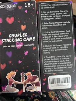 Couples Jenga