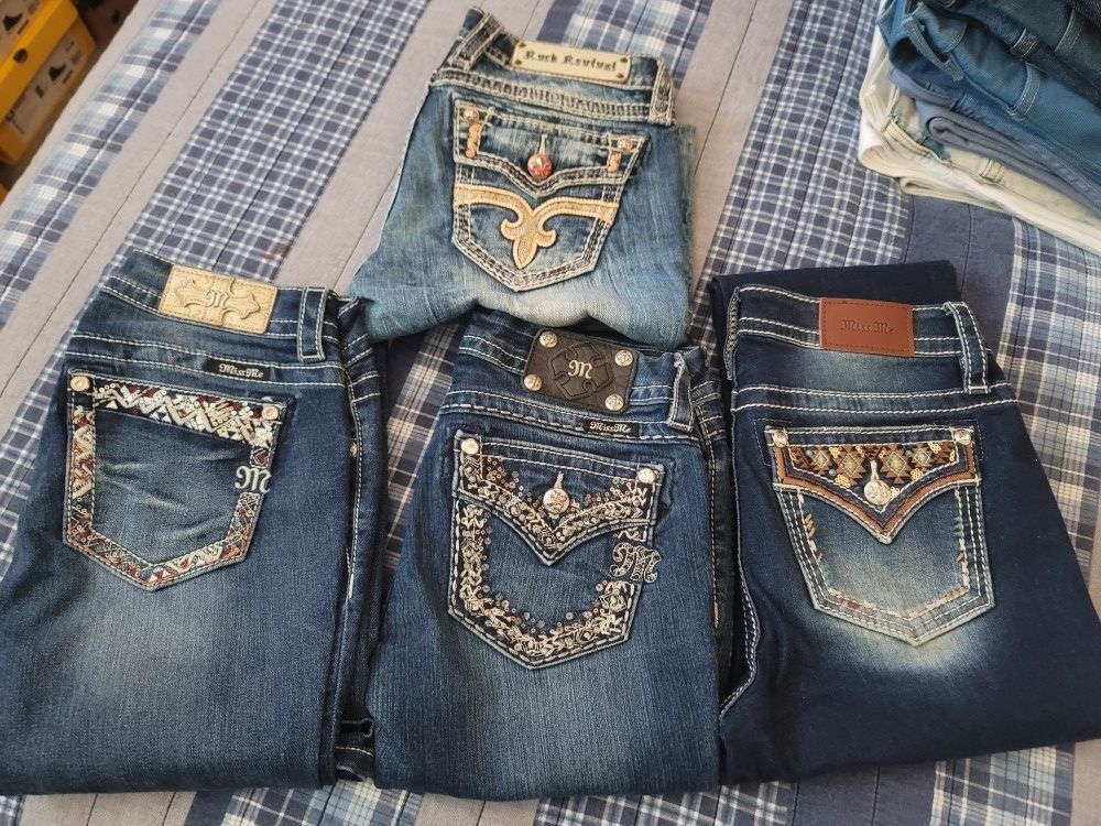 Women's Miss Me Jeans Size 27 $55 Each Pickup In Oakdale