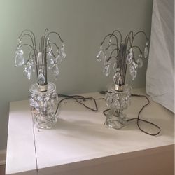 Vintage Crystal Lamps