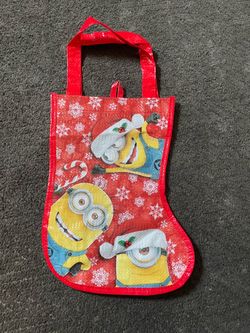Christmas minions stocking 
