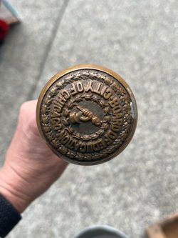 Antique school door knob