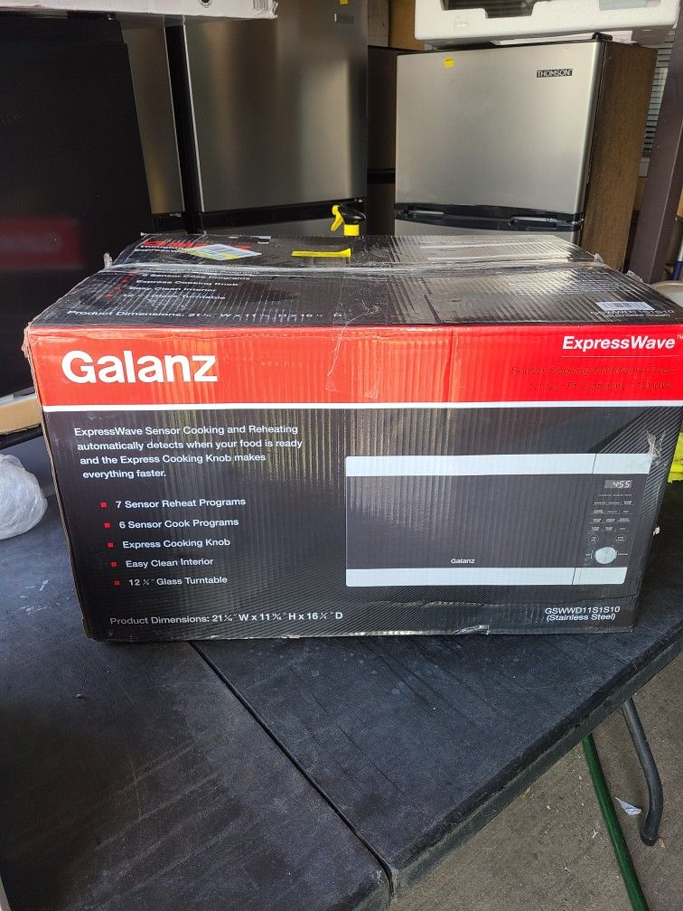 galanz microwave +air fryer combo 1000watts 1.2cu.ft for Sale in Rialto, CA  - OfferUp