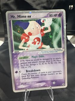 Mr Mime Ex Pokemon Card 