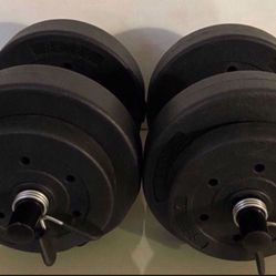 40lb Adjustable Dumbbells 