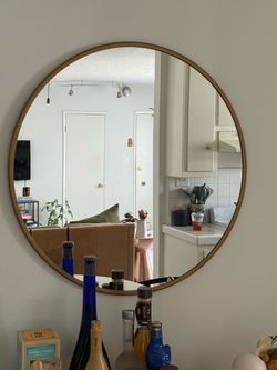 Large Gold Mirror