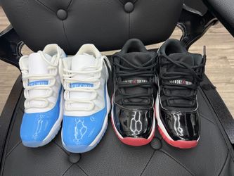 Size 6.5Y - 2 Pairs of  Air Jordan 11 Retro Low GS