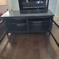TV Stand Entertainment Center Black 48"wide 22" Height
