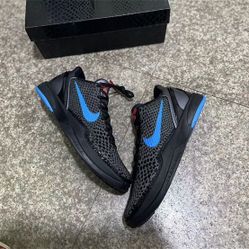 Nike Zoom Kobe 6 black blue trainers. Size US 14 #basketball #sneakers