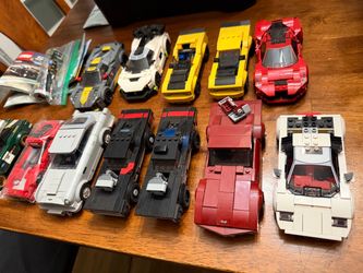 Lego speed champions charger, Mustang Corvette