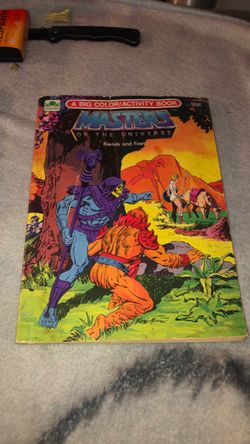 Masters of the Universe Friends and Foes Coloring Book