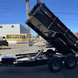 6x12 Tandem Axle Eagle 10k Dump Trailer 