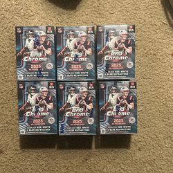 Topps chrome football value/blaster box