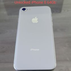 Apple iPhone 8 64GB Unlocked Silver Mint Condition 