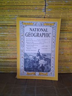 National Geographics magazines. 105 to be exact.