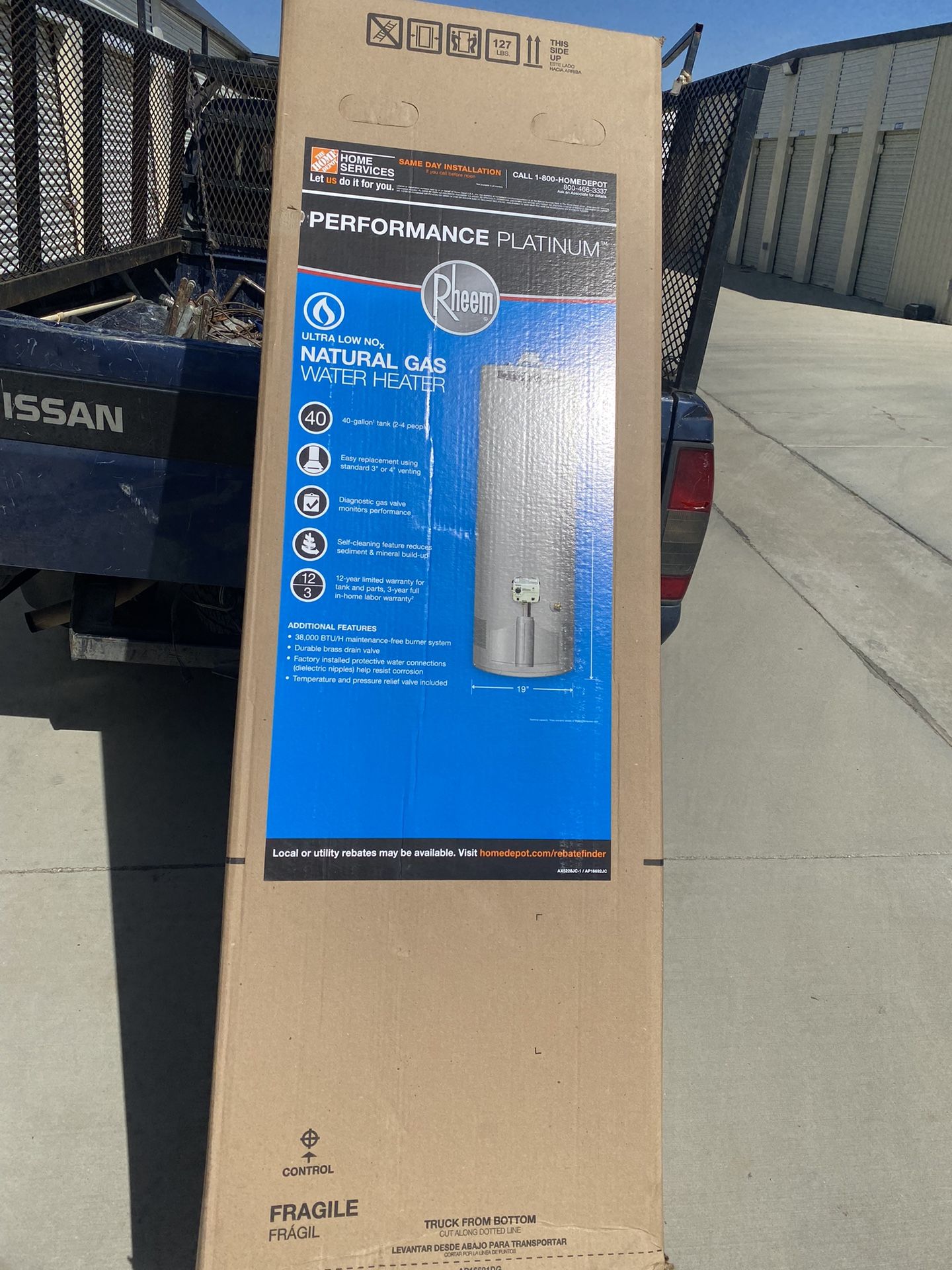 40 gallon water heater