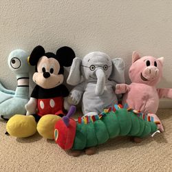 Book Character Stuffed Animals $5