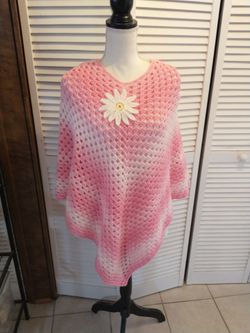 Hand Crocheted Poncho