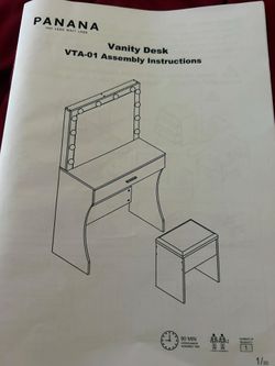 Brand new brown vanity