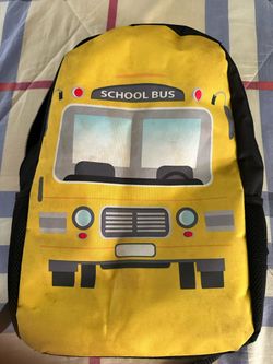 Kids School Bus Bookbag With Lunch bag And Pencil Case