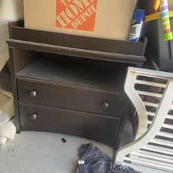 Changing Table And 2 Drawer Dresser