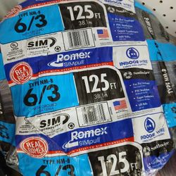 New Romex Wire 6/3