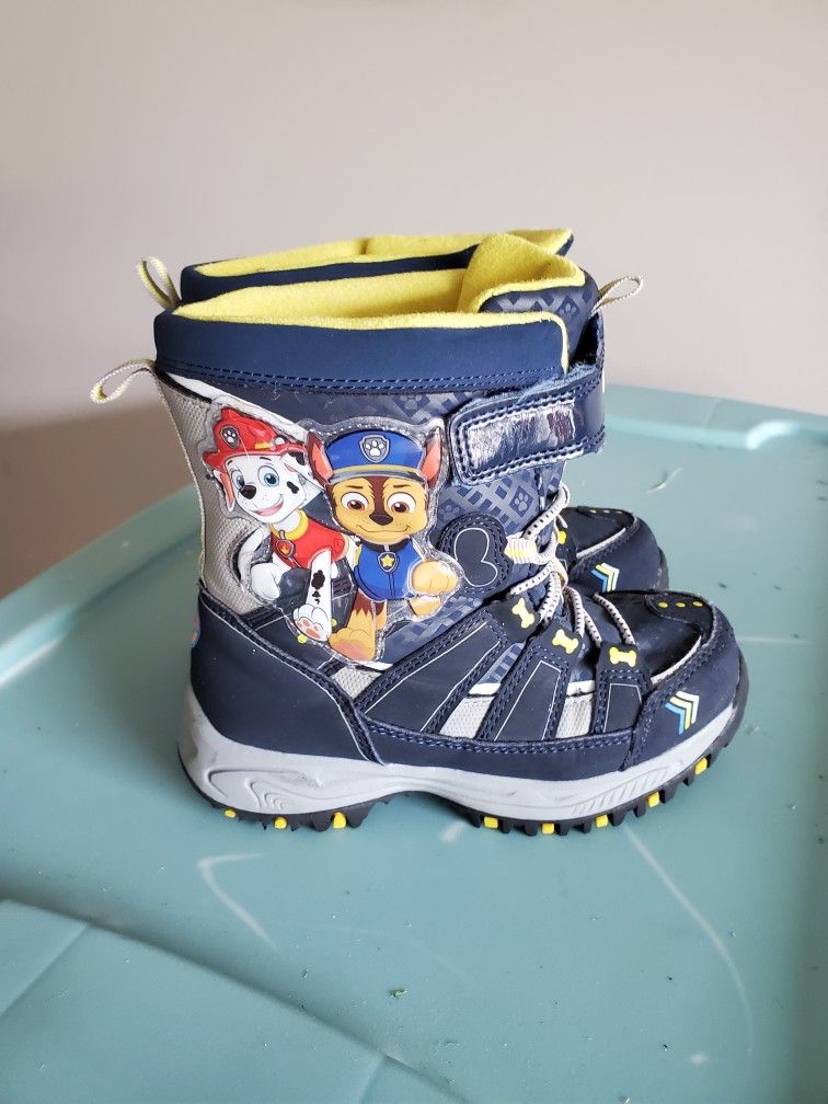Paw Patrol Boots Size 11, Light Up