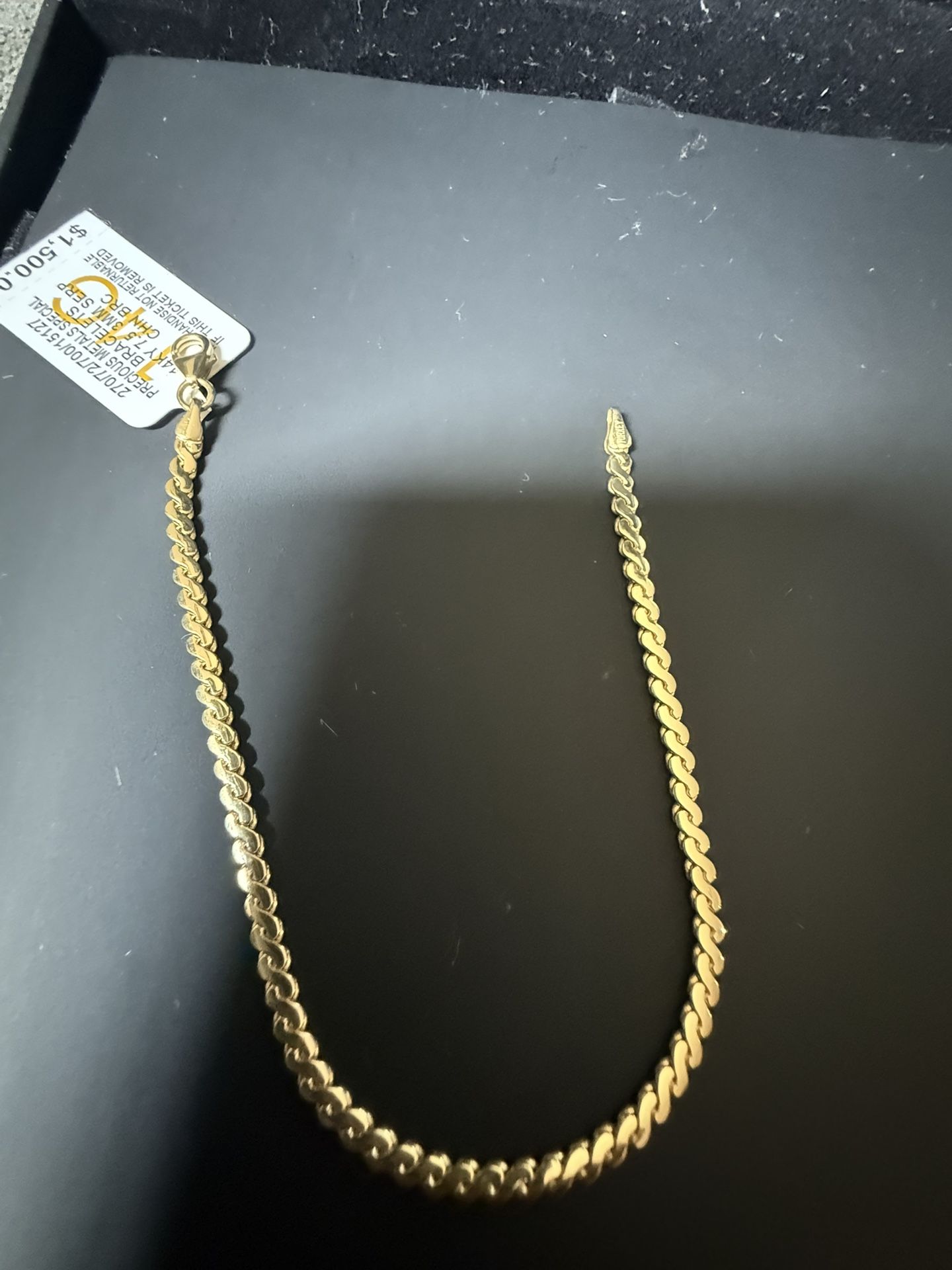 14k Serpentine bracelet