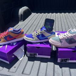 Nike Dunk Low SB’s all DS Celedon Reverse Papa Bear Mineral Slate NEW