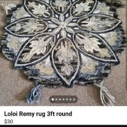 Loloi Remy 3ft round rug