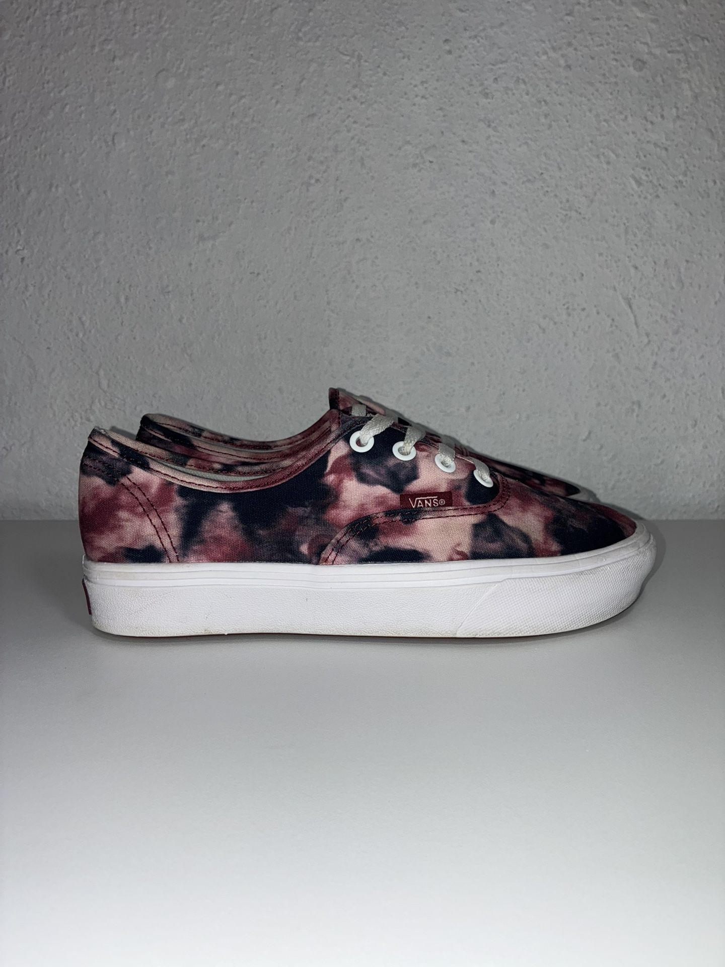 Vans ComfyCush Authentic Women Size 6.5 Grunge Wash Tie Dye Casual Shoes Sneaker