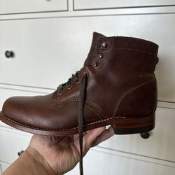 Leather Work Boots Wolverine 1000 Mile
