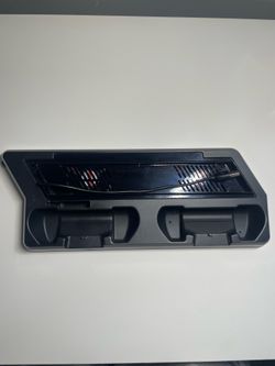 Ps4 cooling deck with controller charging ports