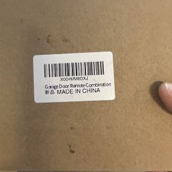 Garage Door Remote Combination