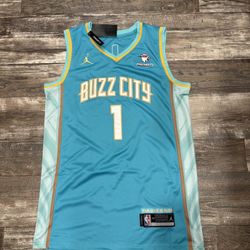 Lamelo Ball (sizes Below) buzz city Charlotte Hornets basketball