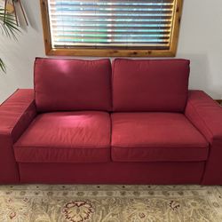 IKEA Love Seat Burgundy 