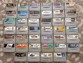 Super famicom games 10 each
