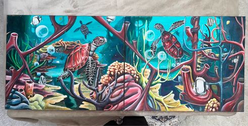 Original art work, 2 piece set.
