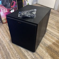 Klipsch R-120SWi Wireless Subwoofer | 12” Front-Firing Copper-Spun Driver | 400W Digital Power | Deep Bass Home Theater System