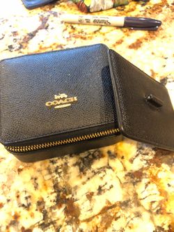 Coach jewelry holder-Black-Brand New
