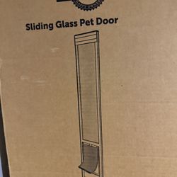 Brand New Sliding Glass Pet Door  For Large Pets