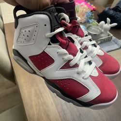 Jordan carmine retro 6s